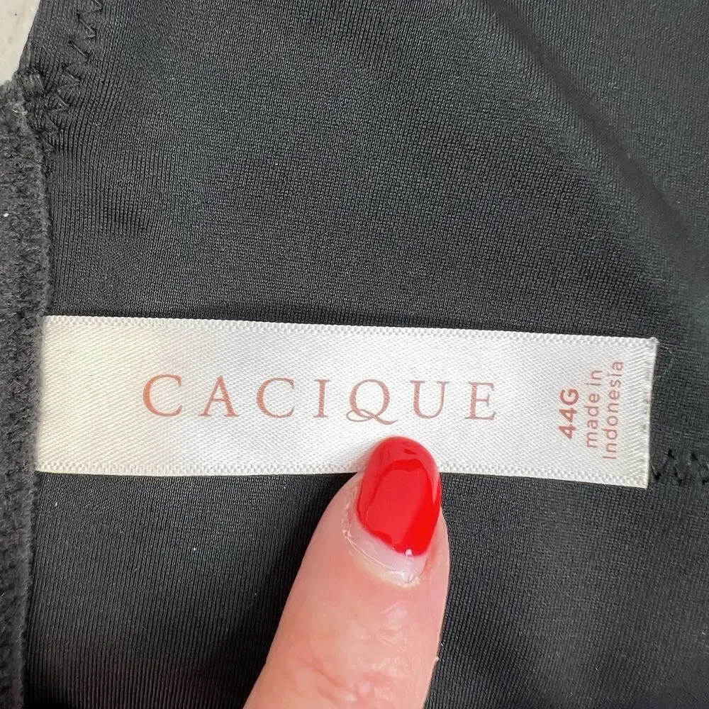 Cacique 44G Backsmoother Bra Lightly Lined Full‎ Coverage Balconette Underwire